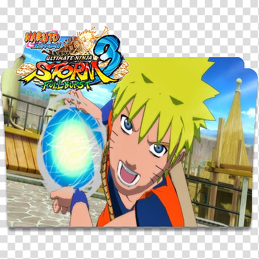 Naruto Shippuden: Storm Full Burst Folder Icon transparent.