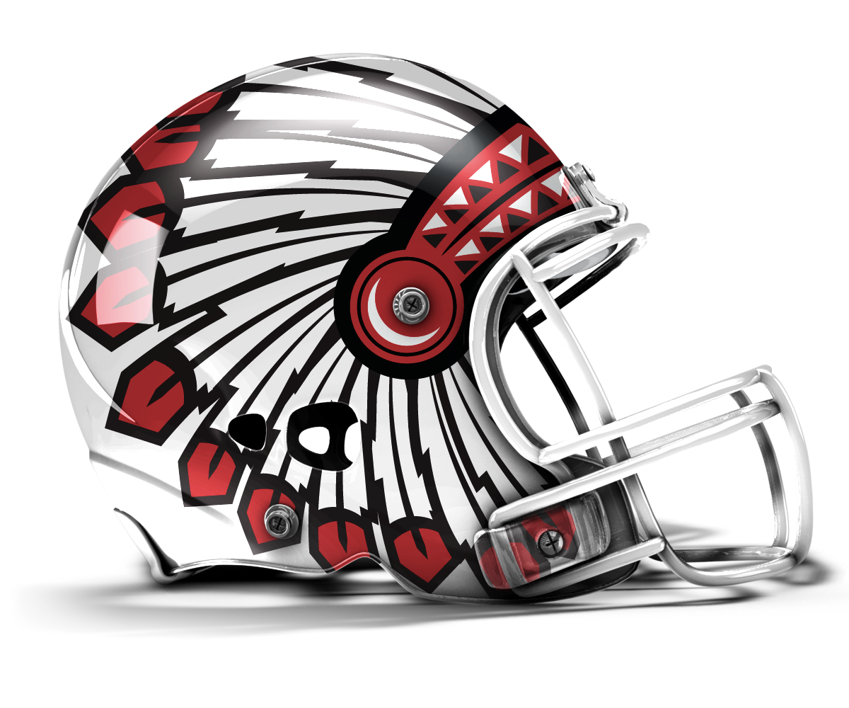 College Football Helmets Clipart.