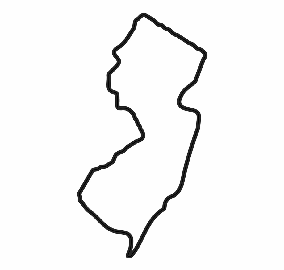 New Jersey Outline Png Image Download.