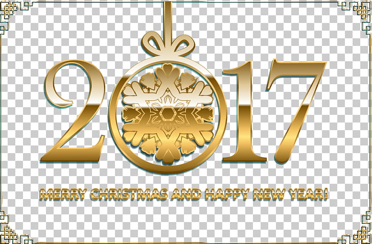 Computer file, Antique gold frame banner New Year\'s Eve 2017.