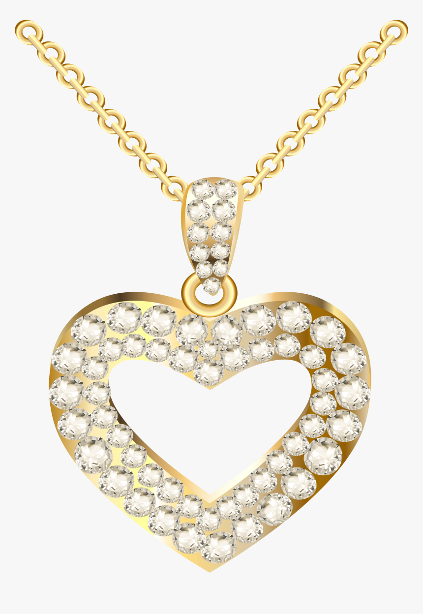 Diamond Necklace Clipart.