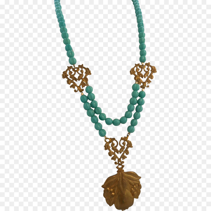 necklace clipart Turquoise Necklace Pendant clipart.