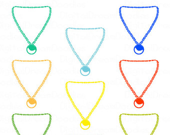 Necklace clip art.