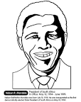 Nelson mandela clip art.