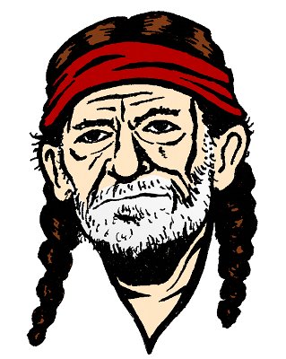 Willie Nelson Clipart.