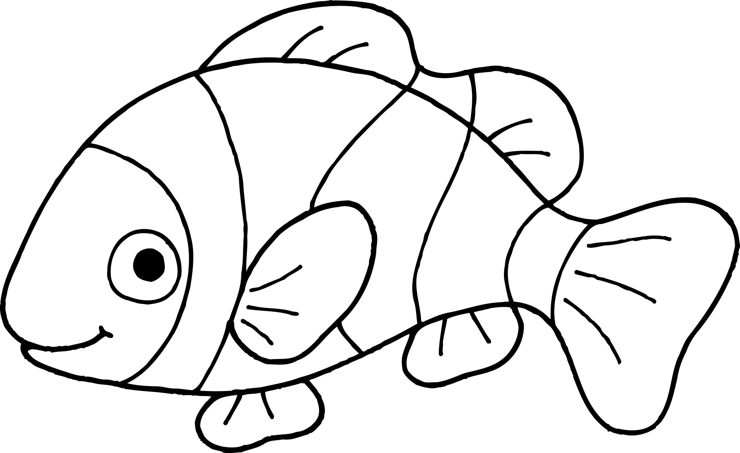 Nemo clipart black and white, Nemo black and white.