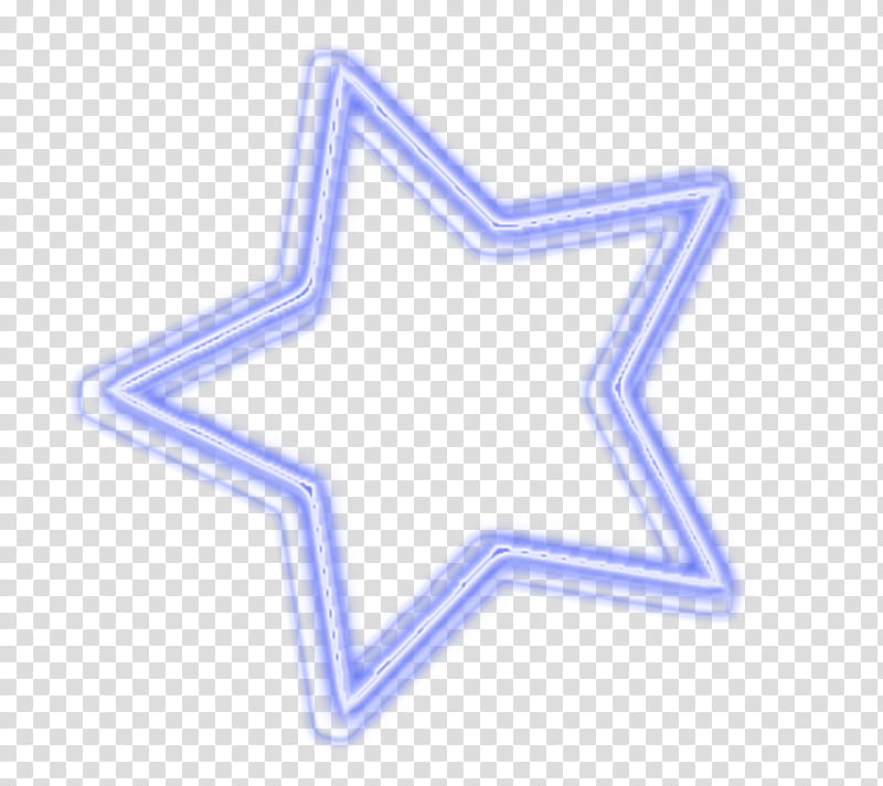 Luces de neon, purple star illustration transparent.