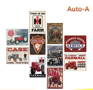 2019 Auto Metal Tin Signs Farm Tractor Route 66 Vintage Wall Art Retro TIN  SIGN Old Wall Metal Painting ART Bar Man Cave Decor From Crazyfairyland,.