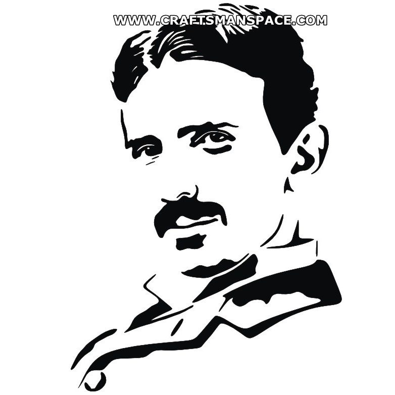 Nicola Tesla Clipart.