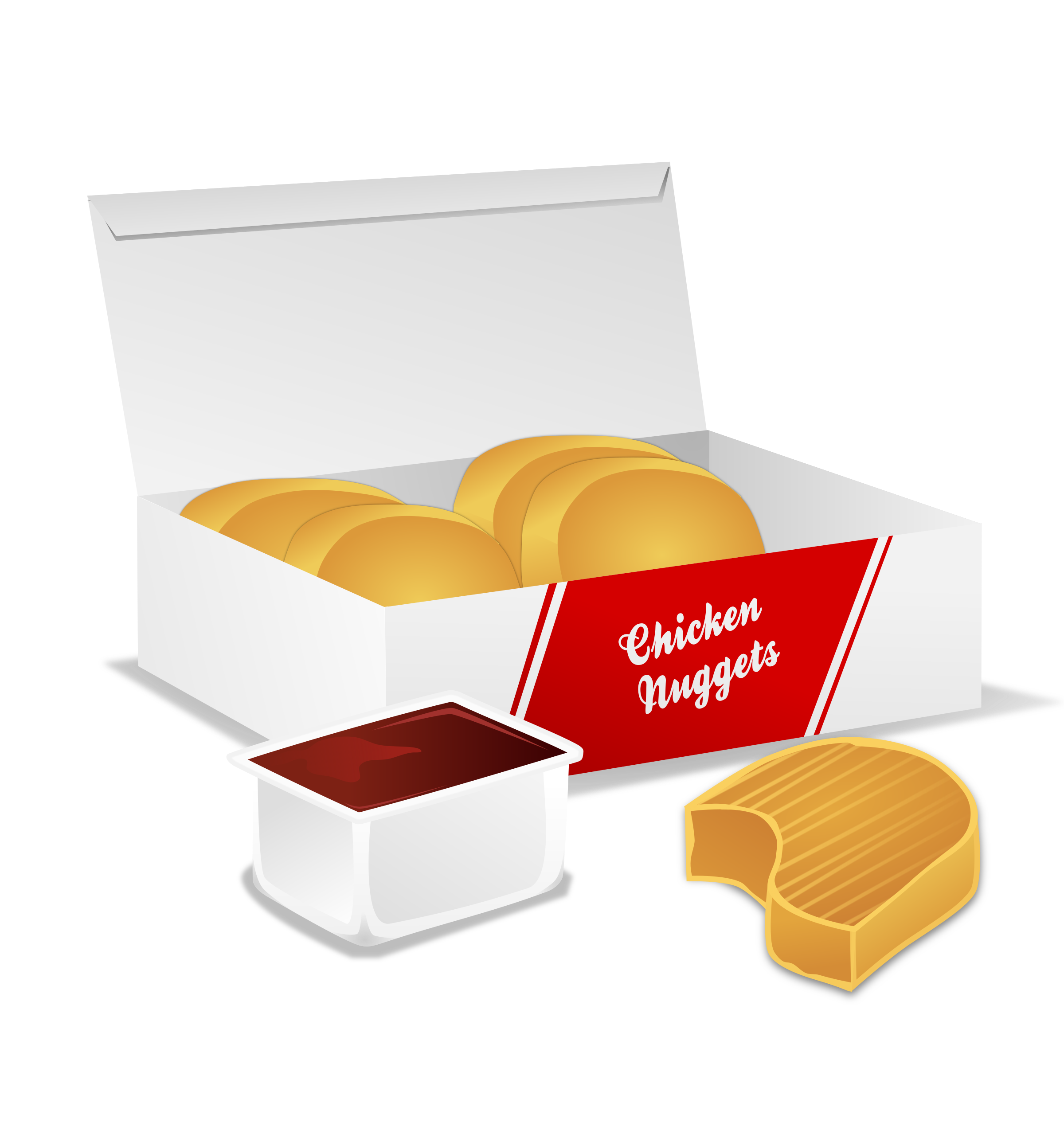 Chicken Nuggets Clip Art.