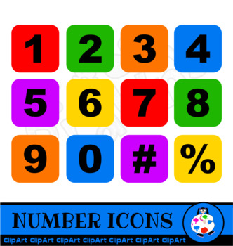 Free Clip Art Numbers.