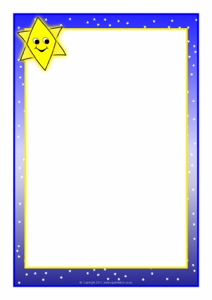 Nursery Rhyme Printable Page Borders.