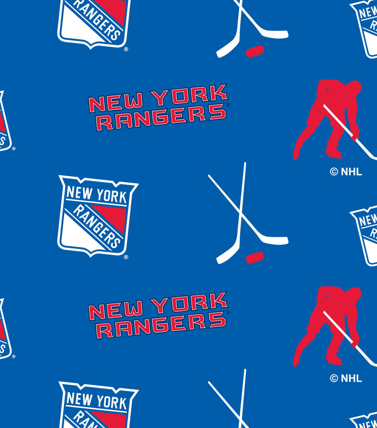 New York Rangers Fleece Fabric.