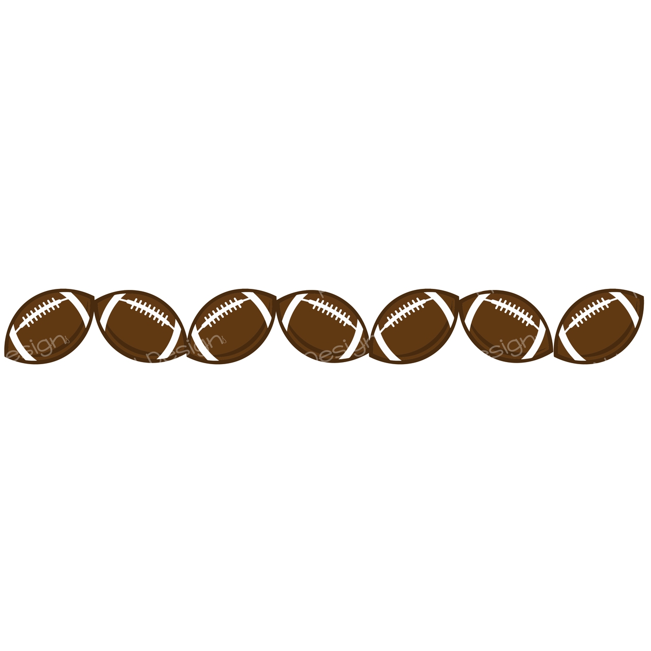 Small Football Cliparts.