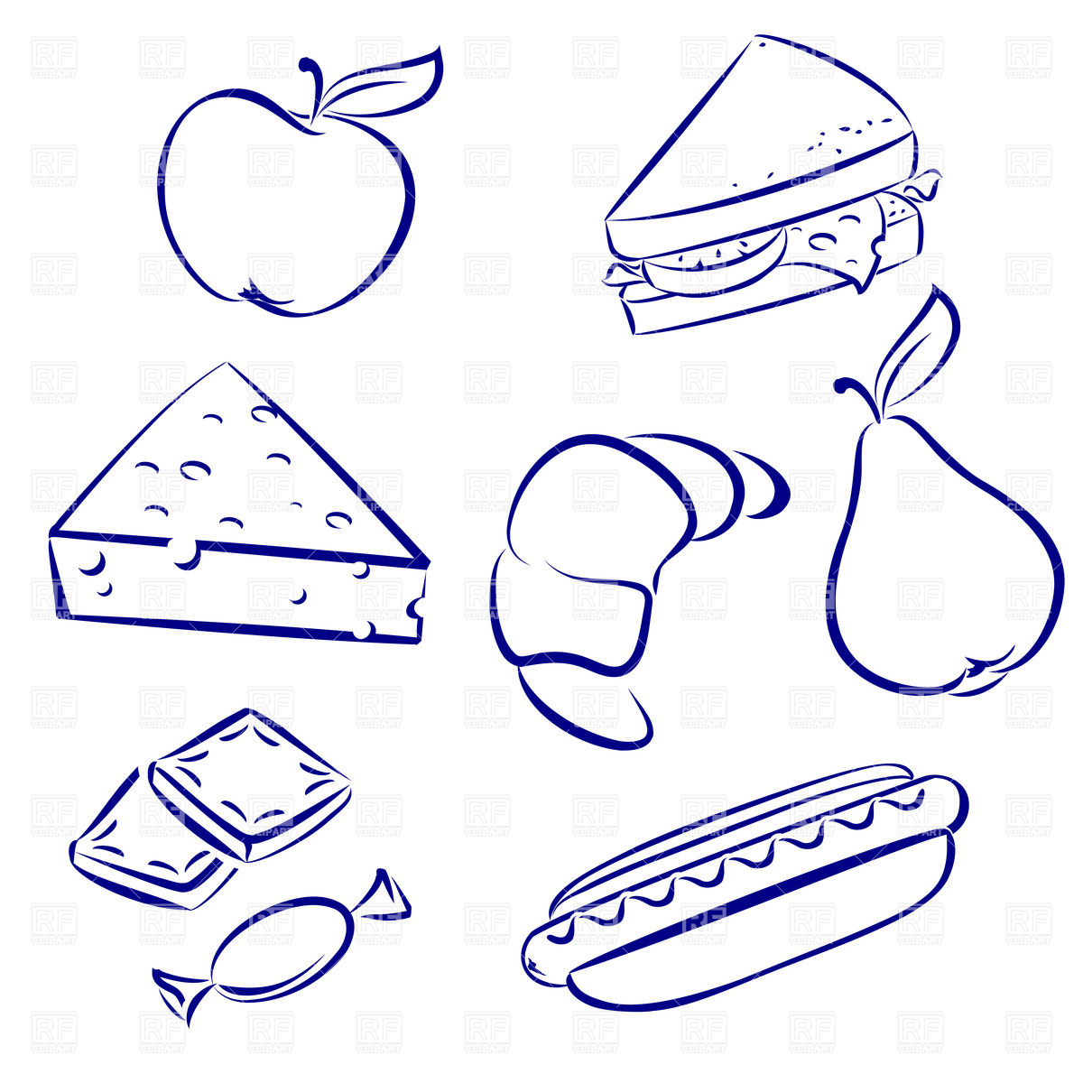 1614 Snack free clipart.