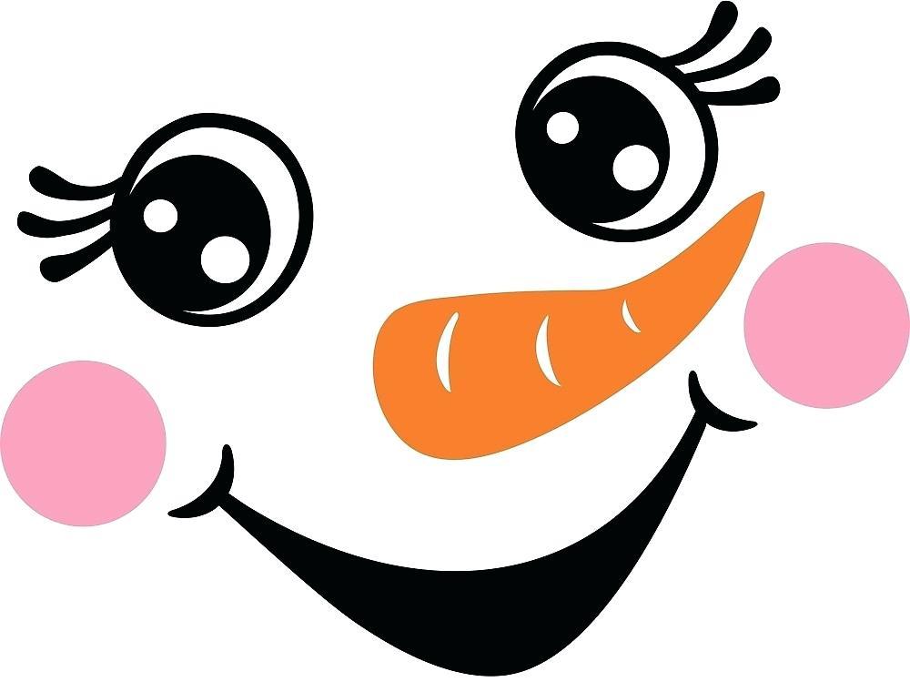 Snowman face clipart 7 » Clipart Portal.