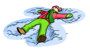 Snow Angel Clipart.