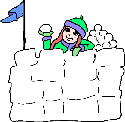 Snow Fort Clipart.