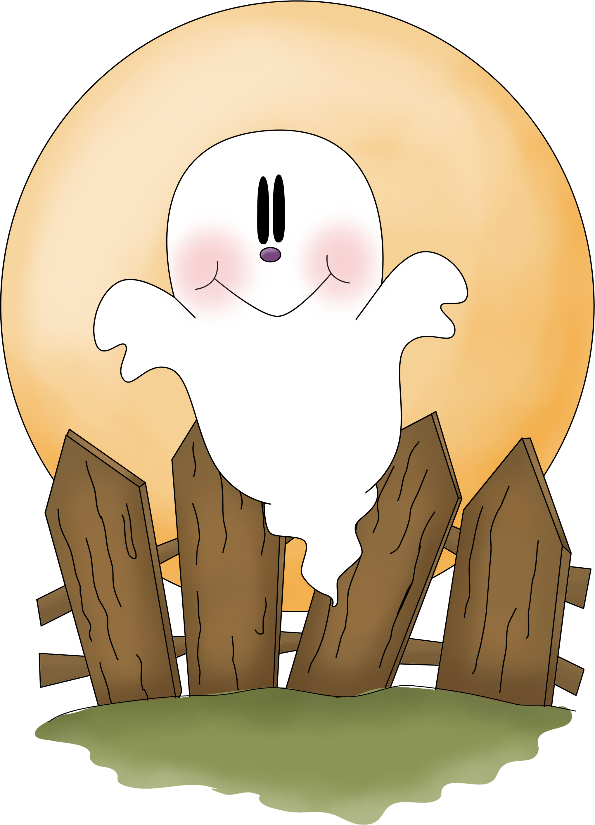 HALLOWEEN GHOST CLIP ART.