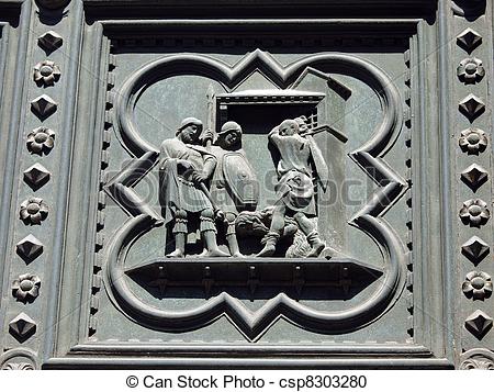 Stock Photography of Florence Baptistery.