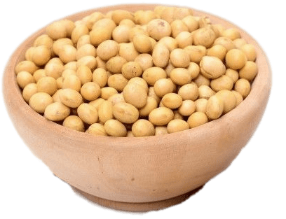 Bowl Of Dried Soybeans transparent PNG.