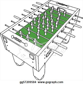 Table Soccer Clipart.