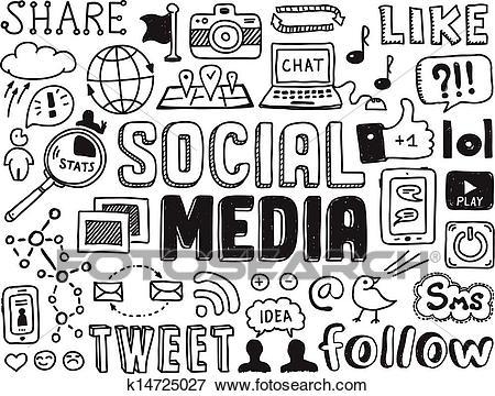 Social media clipart black and white 3 » Clipart Portal.