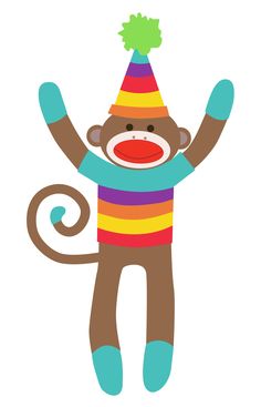 sock monkey svg.