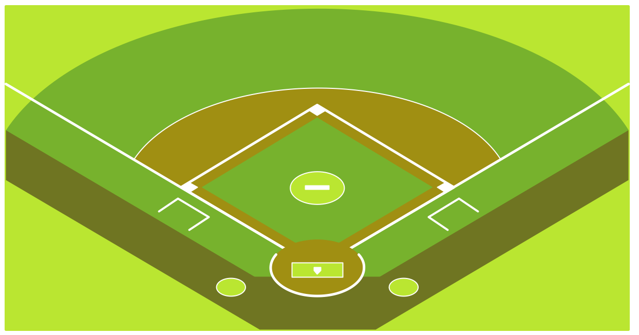 18+ Softball Field Clipart.