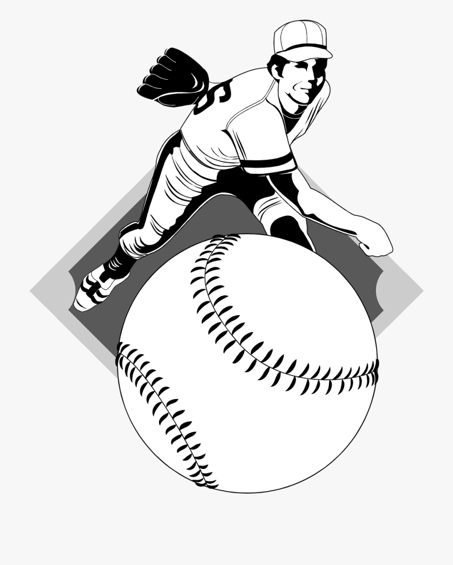 Transparent Softball Vector.