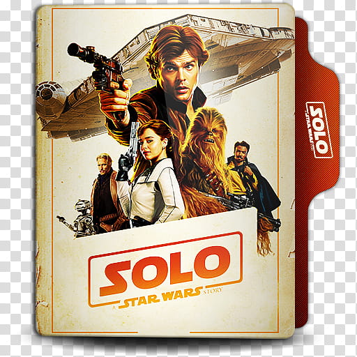 Solo A Star Wars Story Folder Icon, Han Solo () transparent.