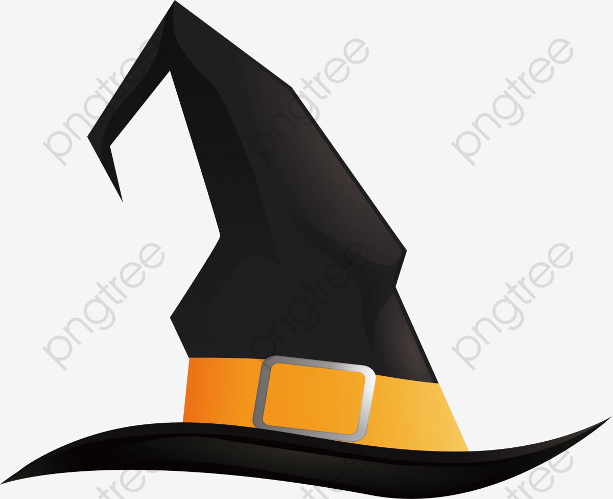 Negro Sombrero De Mago, Vector Png, Mago, Sombrero De Mago.