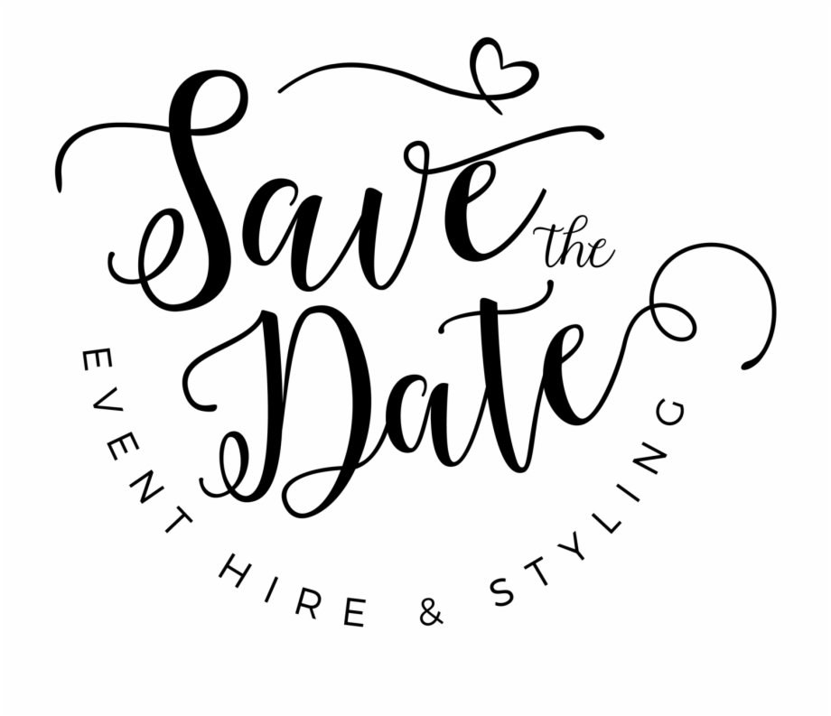 Free Save The Date Clipart Black And White, Download Free.