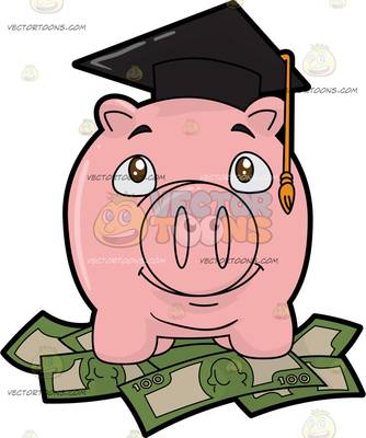 savings bank Cartoon Clipart.