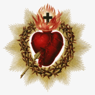 Free Sacred Heart Clip Art with No Background.