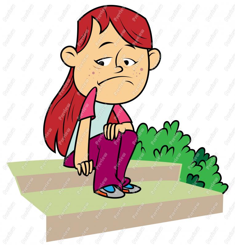 21+ Sad Girl Clipart.