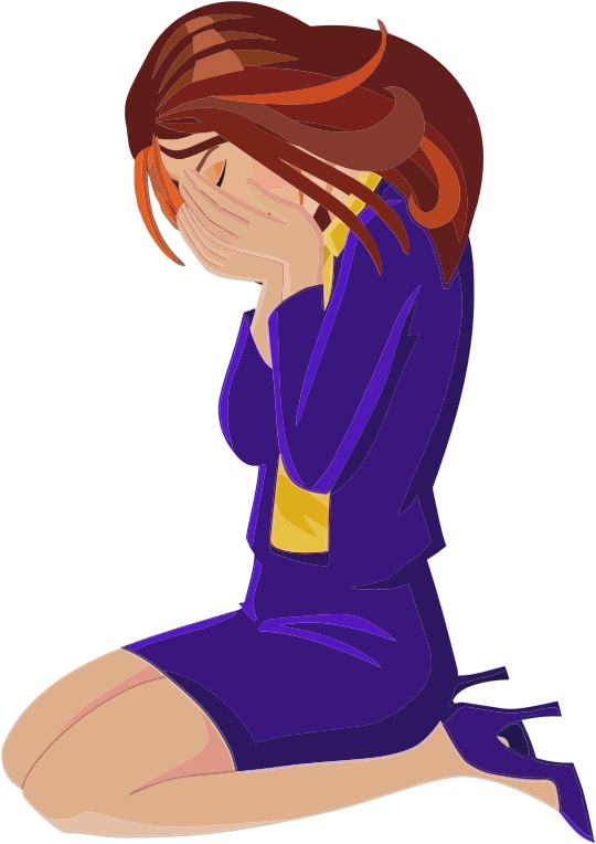 Lady clipart depressed, Lady depressed Transparent FREE for.