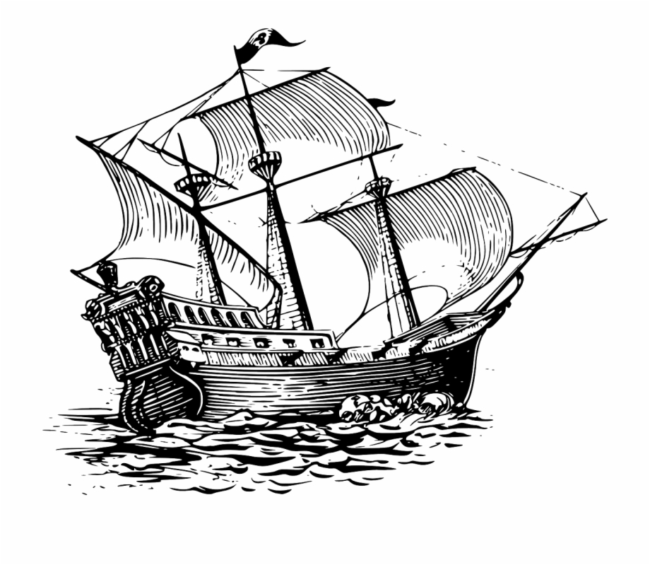 Galleon Sailing Ship Sail Ship Png Image.