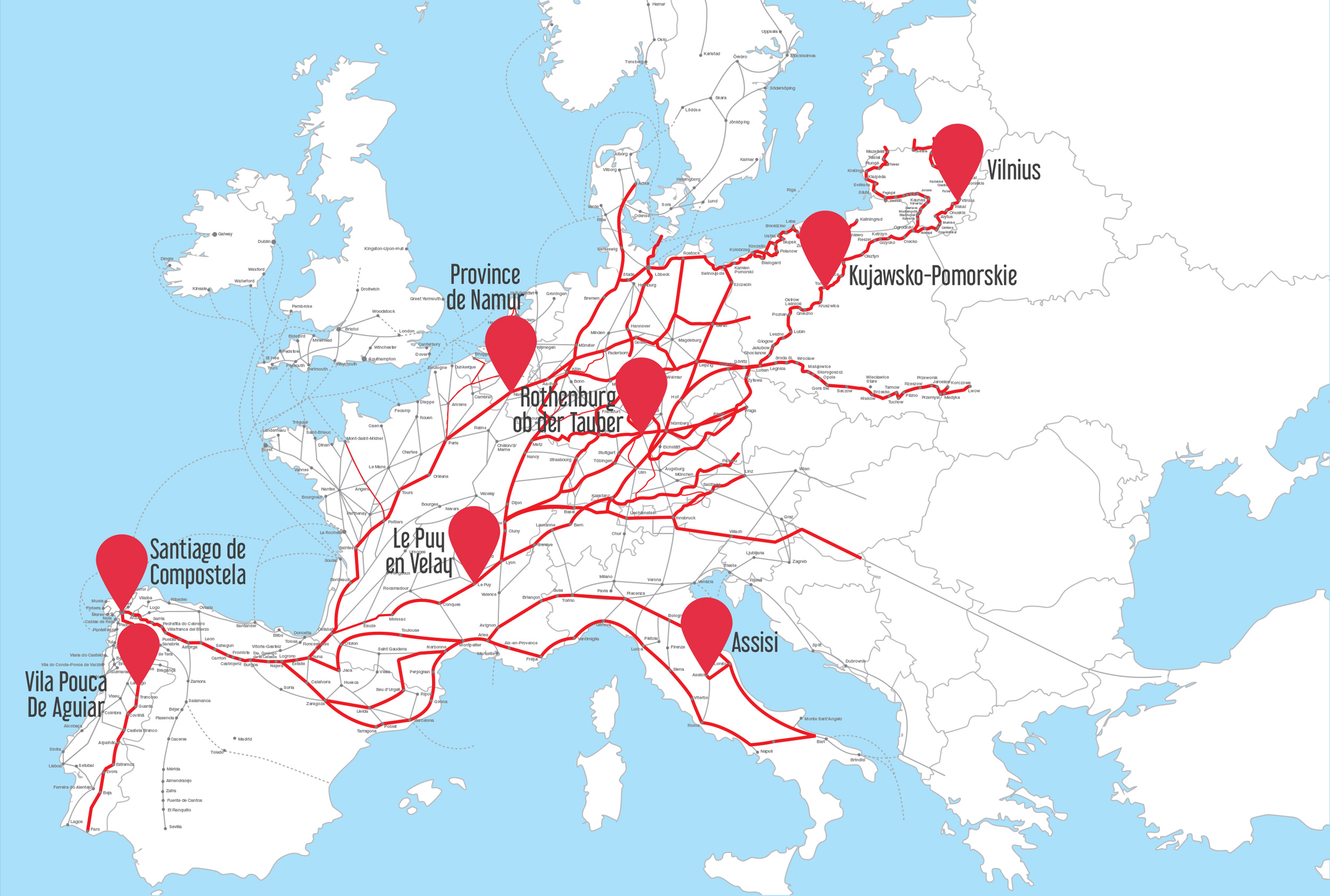 Fédération Européenne des chemins de Saint.