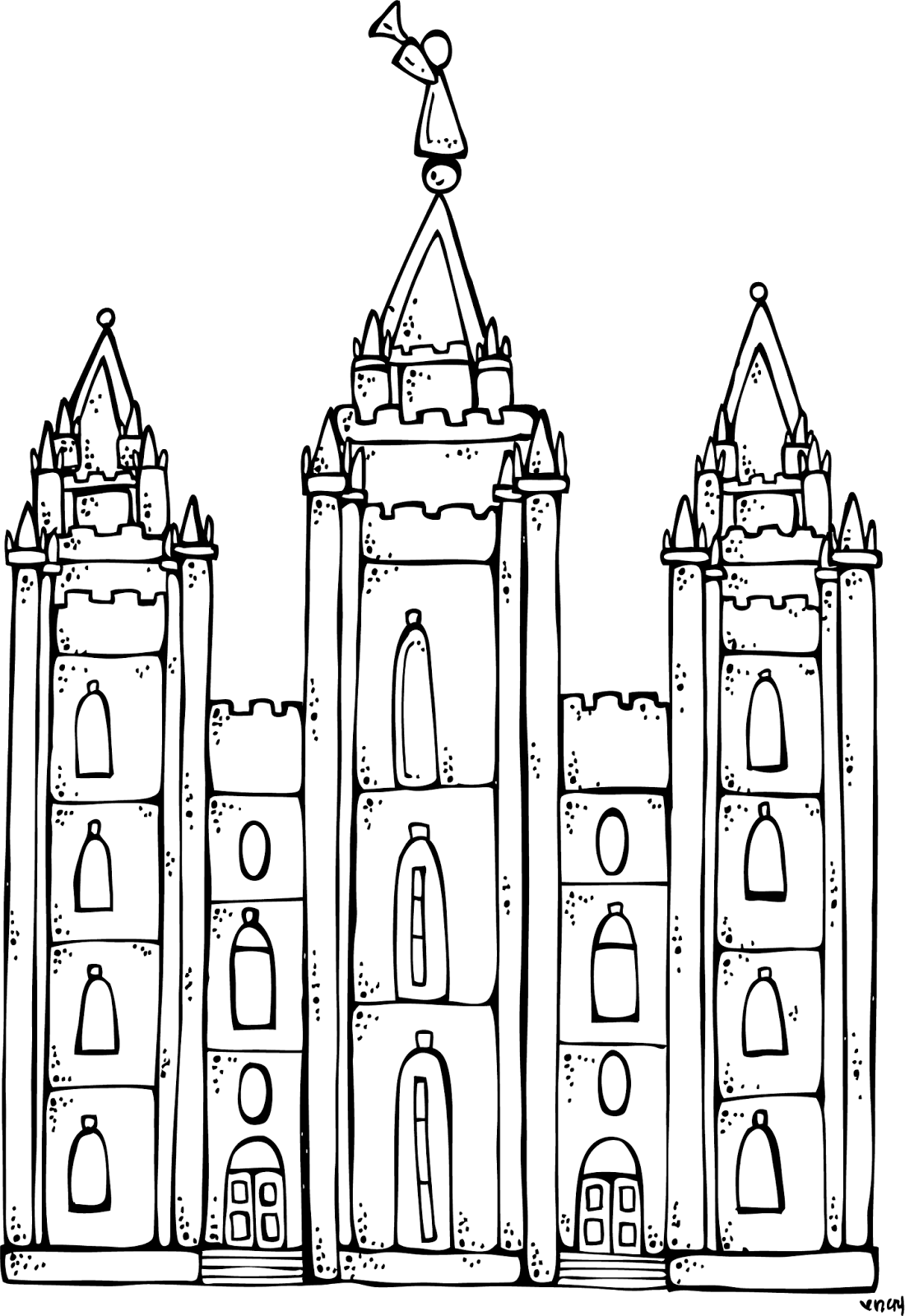 Free salt lake temple clipart.