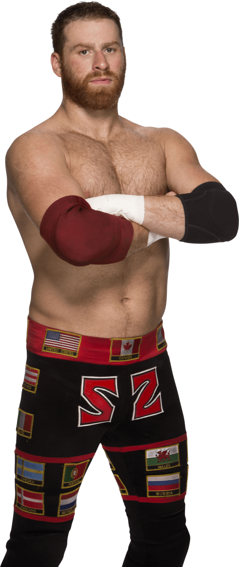 Download Free png sami zayn standing.