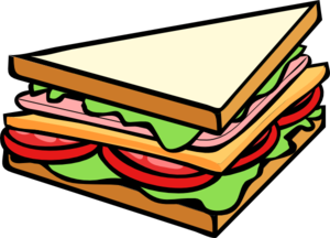 Healthy Sandwich Clipart #1.