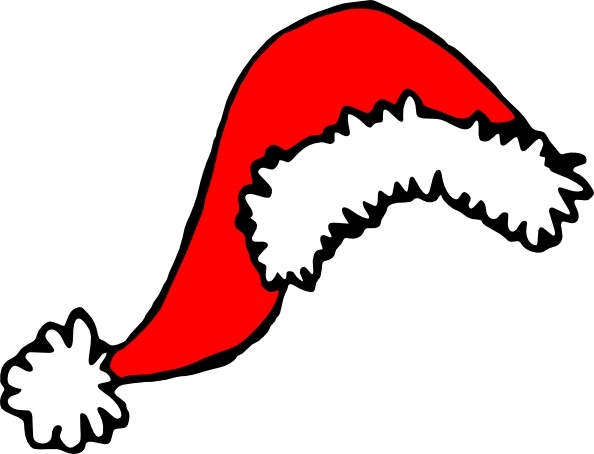 Stephantom Santa Hat clip art Free vector in Open office.