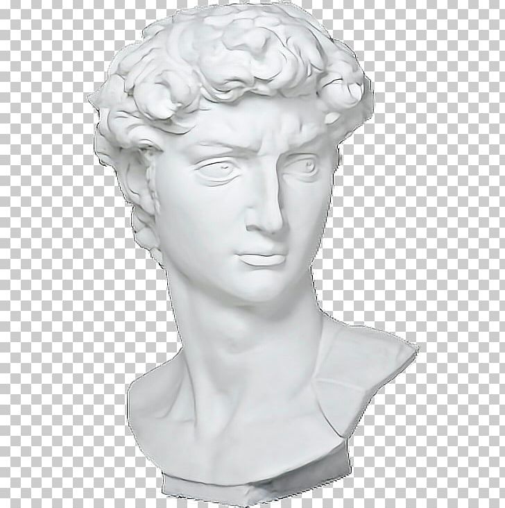 David Vaporwave Marble Sculpture Statue Seapunk PNG, Clipart.