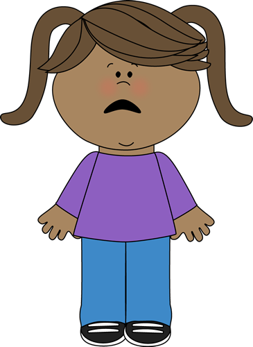 Scared Kid Clipart.