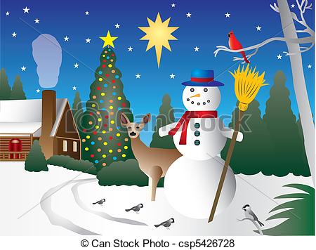 Christmas Scenes Clipart & Christmas Scenes Clip Art Images.