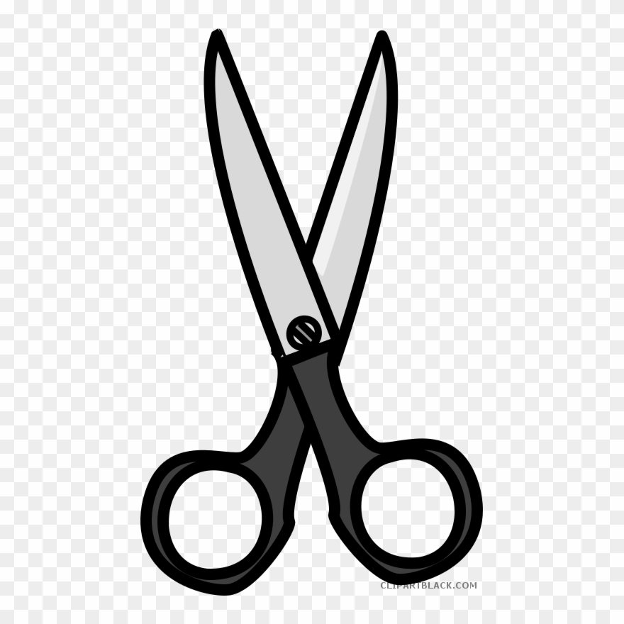 Black And White Scissor Tools Free Black White Clipart.