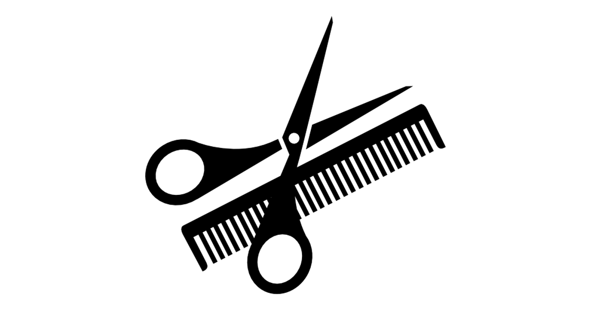 Scissor and comb.