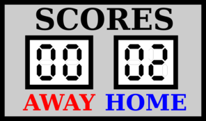 Scoreboard Clip Art.