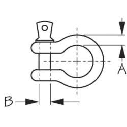 Screw Pin Anchor Shackle.